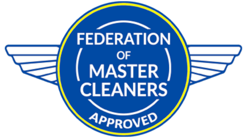 Transistorfederation of master cleaners logo